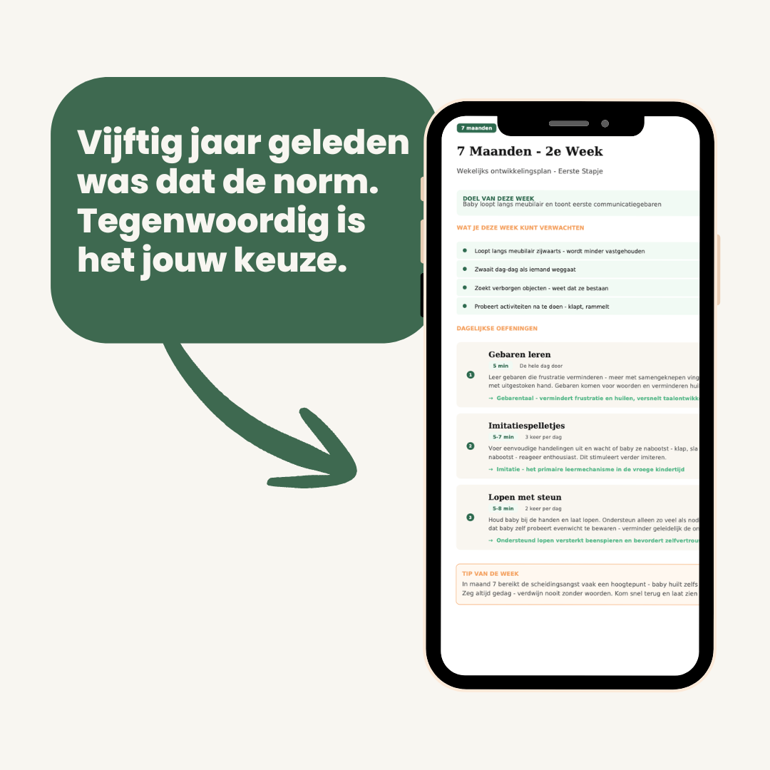 Gepersonaliseerd Baby Ontwikkelingsplan